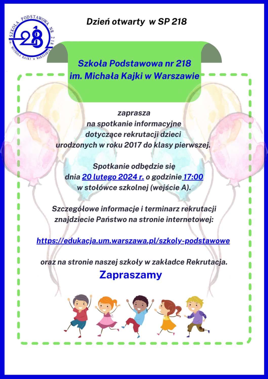 plakat dnia otwartego